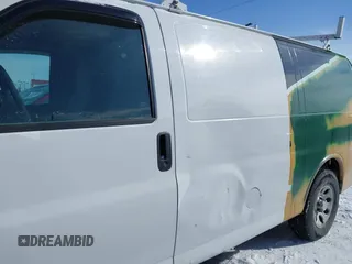 2010 Chevrolet Express Cargo Van with VIN 1GCUGADX0A1182689, listed as a IAAI auction lot 41554281 with 107,929 mi miles. Bid and sale history available at carsss.com. Image 14.