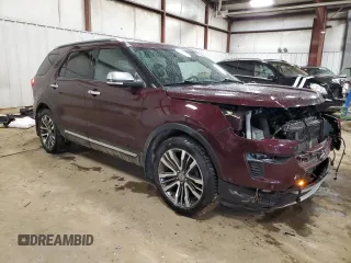 2018 Ford Explorer Platinum with VIN 1FM5K8HT7JGC04800, listed as a Copart auction lot 50972465 with 91,942 mi miles and Clean Title. Bid and sale history available at carsss.com. Image 4.