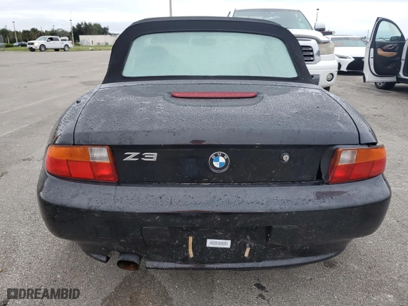 1996 BMW 3-Series Z3 with VIN 4USCH7327TLB75003, listed as a Copart auction lot 74486704 with 0 mi miles and Salvage Title. Bid and sale history available at carsss.com. Image 6.