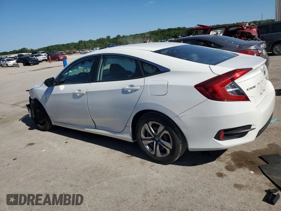 2017 Honda Civic LX with VIN 19XFC2F51HE224834, listed as a Copart auction lot 57951885 with 124,041 mi miles and Salvage title. Bid and sale history available at DreamBid. Image 2.