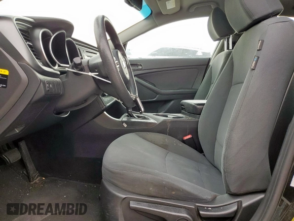 2015 Kia Optima LX with VIN KNAGM4A76F5663684, listed as a Copart auction lot 57304855 with 98,523 mi miles and Salvage title. Bid and sale history available at DreamBid. Image 7.