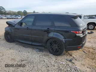 2015 Land Rover Range Rover Sport Supercharged with VIN SALWR2TF4FA522556, listed as a Copart auction lot 50923545 with 124,759 mi miles and Salvage title. Bid and sale history available at DreamBid. Image 2.