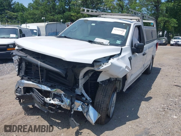 2021 Ford F-150 XL with VIN 1FTMF1E5XMKE21132, listed as a IAAI auction lot 42445898 with 114,014 mi miles and . Bid and sale history available at DreamBid. Image 6.