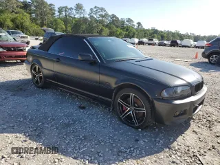 2002 BMW 3 Series 330Ci with VIN WBABS534X2JU90049, listed as a Copart auction lot 52205255 with 160,746 mi miles and Salvage Title. Bid and sale history available at carsss.com. Image 4.