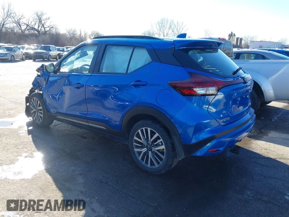 2024 Nissan Kicks SR with VIN 3N1CP5DV3RL495793, listed as a IAAI auction lot 41077823 with 17,252 mi miles and . Bid and sale history available at DreamBid. Image 3.