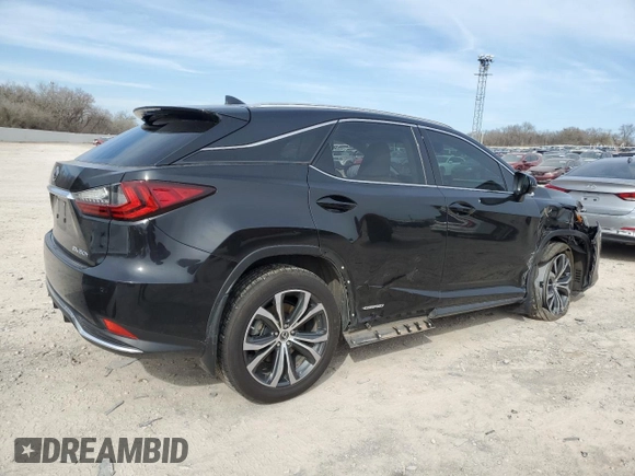 2020 Lexus RX with VIN 2T2HGMDA1LC046838, listed as a Copart auction lot 49138715 with 65,730 mi miles and Salvage Title. Bid and sale history available at carsss.com. Image 3.