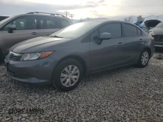 2012 Honda Civic LX z VIN 2HGFB2F50CH607858, wystawiony jako Copart lot #84419094 z przebiegiem 172 376 mil mil oraz Szkoda całkowita • Salvage title. Historia ofert i sprzedaży dostępna na DreamBid. Obrazek 1.