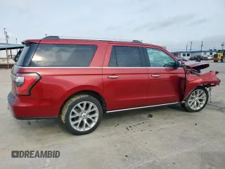 2018 Ford Expedition Max Limited with VIN 1FMJK1KT2JEA07608, listed as a Copart auction lot 55061235 with 93,230 mi miles and Salvage title. Bid and sale history available at DreamBid. Image 3.