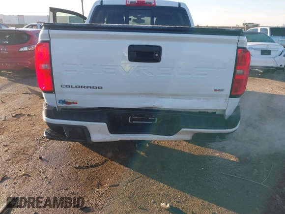 2021 Chevrolet Colorado 2WD LT with VIN 1GCGSCEN2M1190740, listed as a IAAI auction lot 41336807 with 45,968 mi miles. Bid and sale history available at carsss.com. Image 6.