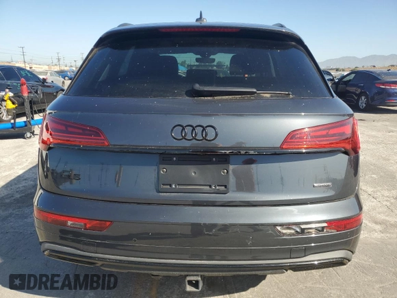 2024 Audi Q5 Premium Plus with VIN WA1BBAFY9R2063776, listed as a Copart auction lot 61252035 with 2,813 mi miles and Salvage title. Bid and sale history available at DreamBid. Image 6.