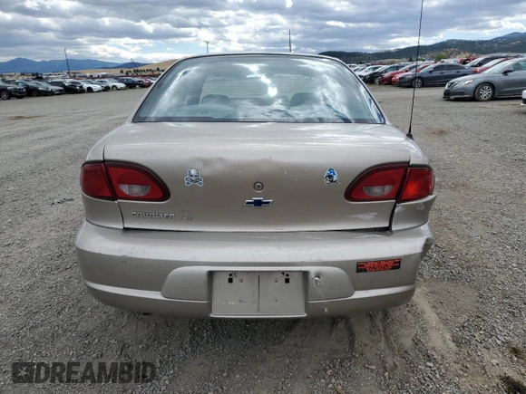 2002 Chevrolet Cavalier with VIN 1G1JC524227354274, listed as a Copart auction lot 68887984 with 118,248 mi miles and Clean Title. Bid and sale history available at carsss.com. Image 6.