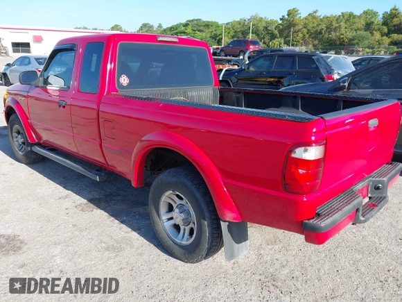 2003 Ford Ranger XL Fleet with VIN 1FTYR44UX3PB69581, listed as a IAAI auction lot 42077195 with 334,920 mi miles. Bid and sale history available at carsss.com. Image 3.