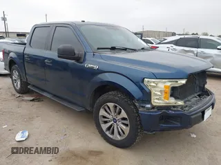 2018 Ford F-150 XL with VIN 1FTEW1CP2JFC00220, listed as a IAAI auction lot 41557424 with 263,032 mi miles. Bid and sale history available at carsss.com. Image 1.