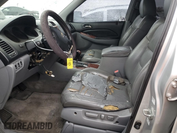 2005 Acura MDX Touring with VIN 2HNYD18955H560111, listed as a Copart auction lot 81768234 with 0 mi miles and Salvage Title. Bid and sale history available at carsss.com. Image 7.