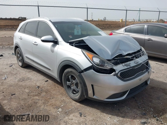 2017 Kia Niro LX with VIN KNDCB3LC6H5088243, listed as a IAAI auction lot 41747137 with 122,149 mi miles. Bid and sale history available at carsss.com. Image 1.