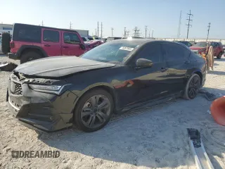 2023 Acura TLX Technology с VIN 19UUB5F49PA003696, выставлен на аукционе Copart как лот 76267664 с пробегом 21 277 миль миль и Списание • Salvage title. История ставок и продаж доступна на DreamBid. Изображение 1.