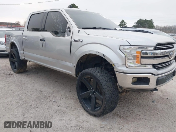 2019 Ford F-150 XL with VIN 1FTEW1E59KFC48276, listed as a IAAI auction lot 41498967 with 162,638 mi miles. Bid and sale history available at carsss.com. Image 1.