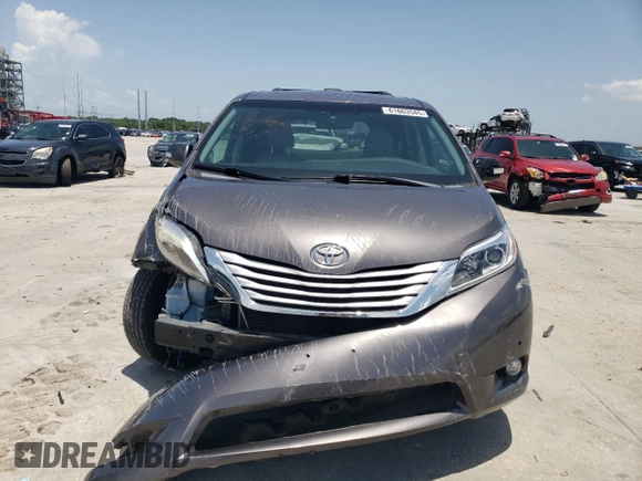 2015 Toyota Sienna Limited with VIN 5TDDK3DC2FS123483, listed as a Copart auction lot 61663545 with 88,390 mi miles and Salvage title. Bid and sale history available at DreamBid. Image 5.