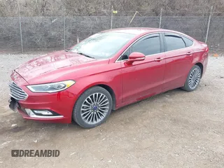 2017 Ford Fusion Titanium with VIN 3FA6P0K96HR211741, listed as a IAAI auction lot 41913350 with 51,707 mi miles. Bid and sale history available at carsss.com. Image 18.