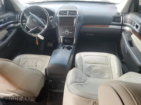 2016 Ford Explorer Platinum with VIN 1FM5K8HT8GGB25290, listed as a Copart auction lot 54882715 with 104,299 mi miles and Salvage Title. Bid and sale history available at DreamBid. Image 8.