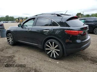 2015 Infiniti QX70 с VIN JN8CS1MW9FM481478, выставлен на аукционе Copart как лот 63108685 с пробегом 159 479 миль миль и Чистый • Clean title. История ставок и продаж доступна на DreamBid. Изображение 2.