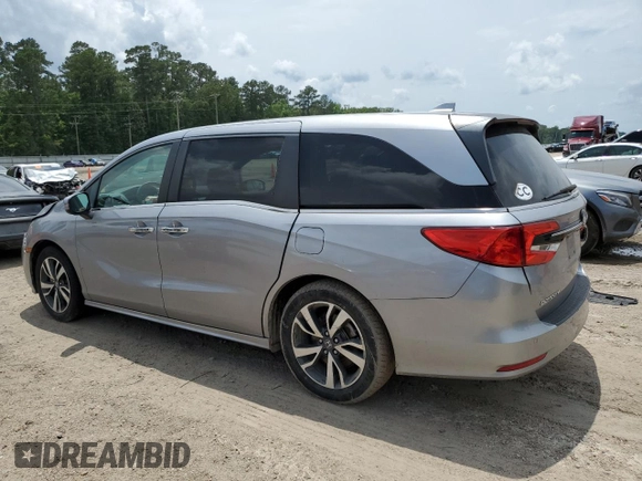 2022 Honda Odyssey Touring с VIN 5FNRL6H82NB009321, выставлен на аукционе Copart как лот 59058535 с пробегом 88 073 миль миль и Списание • Salvage title. История ставок и продаж доступна на DreamBid. Изображение 2.