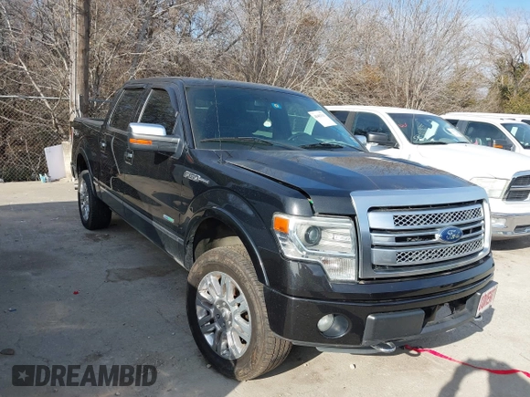 2013 Ford F-150 XL with VIN 1FTFW1ET8DFA29735, listed as a IAAI auction lot 41402010 with 247,696 mi miles. Bid and sale history available at carsss.com. Image 1.