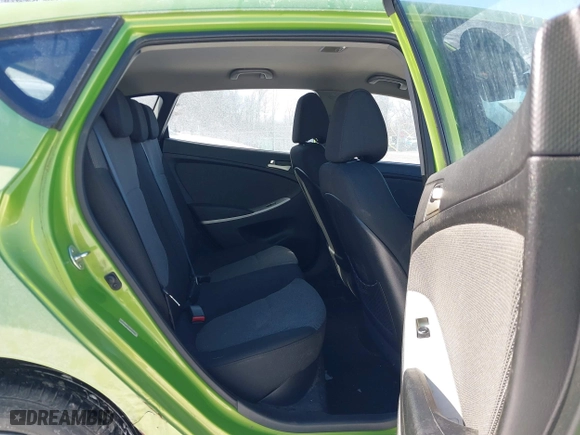 2013 Hyundai Accent GL with VIN KMHCT5AE5DU115490, listed as a IAAI auction lot 41598395 with 86,610 mi miles. Bid and sale history available at carsss.com. Image 8.