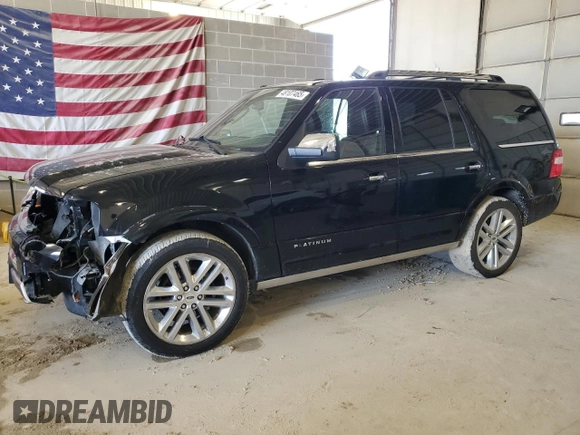 2016 Ford Expedition Platinum with VIN 1FMJU1MT2GEF22723, listed as a Copart auction lot 48107465 with 99,877 mi miles and Salvage title. Bid and sale history available at DreamBid. Image 1.