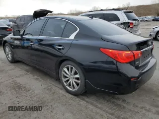 2017 Infiniti Q50 2.0t Premium with VIN JN1CV7AR6HM680479, listed as a Copart auction lot 46862215 with 75,920 mi miles and Salvage Title. Bid and sale history available at carsss.com. Image 2.