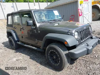 2017 Jeep Wrangler Unlimited Sport with VIN 1C4BJWDG8HL564909, listed as a IAAI auction lot 42265833 with 130,318 mi miles and . Bid and sale history available at DreamBid. Image 1.