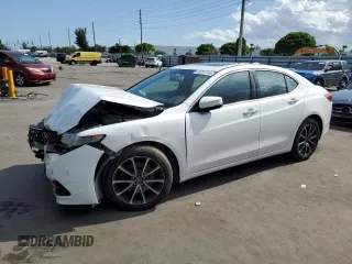 2016 Acura TLX V6 with VIN 19UUB2F37GA000219, listed as a Copart auction lot 59257515 with 119,093 mi miles and Salvage title. Bid and sale history available at DreamBid. Image 1.