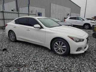 2015 Infiniti Q50 Premium with VIN JN1BV7AR0FM410138, listed as a Copart auction lot 50978665 with 143,433 mi miles and Non Repairable. Bid and sale history available at carsss.com. Image 4.