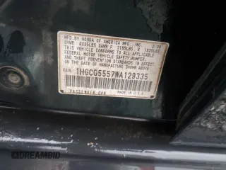 1998 Honda Accord EX z VIN 1HGCG5557WA129335, wystawiony jako Copart lot #48303225 z przebiegiem Nie podano mil oraz Szkoda całkowita • Salvage title. Historia ofert i sprzedaży dostępna na DreamBid. Obrazek 13.