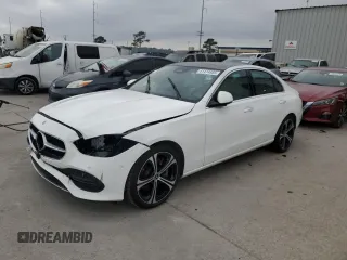 2024 Mercedes-Benz C 300 with VIN W1KAF4GB8RR164810, listed as a Copart auction lot 41474685 with 7,952 mi miles and Salvage Title. Bid and sale history available at DreamBid. Image 1.