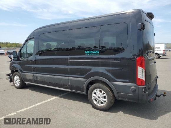 2024 Ford Transit Passenger XL with VIN 1FBAX2C87RKA89021, listed as a Copart auction lot 54859575 with 28,791 mi miles and Salvage title. Bid and sale history available at DreamBid. Image 2.