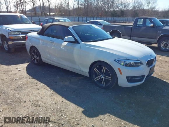 2017 BMW 2 Series 230i with VIN WBA2K9C55HV647200, listed as a IAAI auction lot 41522478 with 81,365 mi miles and . Bid and sale history available at DreamBid. Image 1.