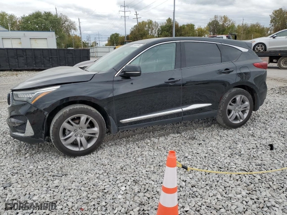 2020 Acura RDX w/Advance Pkg with VIN 5J8TC2H7XLL006572, listed as a Copart auction lot 80480514 with 166,156 mi miles and Salvage Title. Bid and sale history available at carsss.com. Image 1.