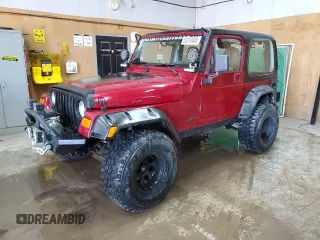 1999 Jeep Wrangler Sport z VIN 1J4FY19S0XP451860, wystawiony jako Copart lot #53310485 z przebiegiem 174 216 mil mil oraz Czysty tytuł • Clean title. Historia ofert i sprzedaży dostępna na DreamBid. Obrazek 1.