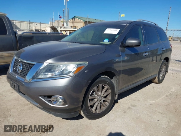 2016 Nissan Pathfinder S with VIN 5N1AR2MNXGC624565, listed as a IAAI auction lot 41213601 with 109,603 mi miles and . Bid and sale history available at DreamBid. Image 17.