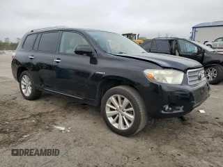 2009 Toyota Highlander Hybrid Limited with VIN JTEEW44A992025930, listed as a Copart auction lot 74084974 with 210,777 mi miles and Salvage Title. Bid and sale history available at carsss.com. Image 4.
