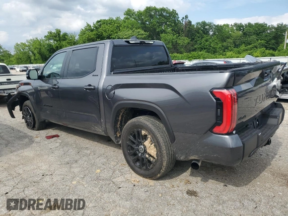 2024 Toyota Tundra Limited z VIN 5TFWA5DB8RX186584, wystawiony jako Copart lot #56949425 z przebiegiem 8 070 mil mil oraz Szkoda całkowita • Salvage title. Historia ofert i sprzedaży dostępna na DreamBid. Obrazek 2.