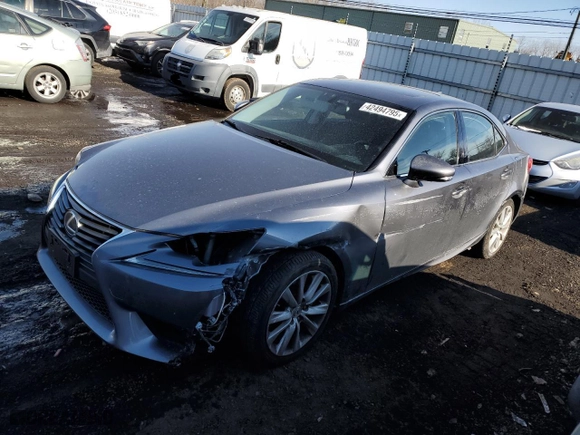 2015 Lexus IS 250 with VIN JTHCF1D20F5018151, listed as a Copart auction lot 42494795 with 130957 miles and Salvage Title. Bid and sale history available at carsss.com. Image 1.