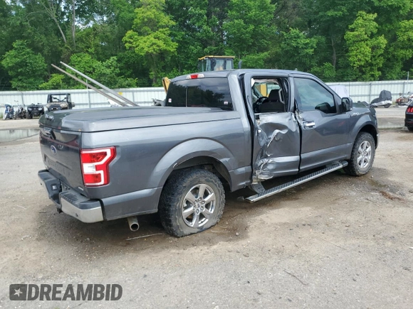 2020 Ford F-150 XL with VIN 1FTEW1CPXLFA13083, listed as a Copart auction lot 55293305 with 71,644 mi miles and Salvage title. Bid and sale history available at DreamBid. Image 3.