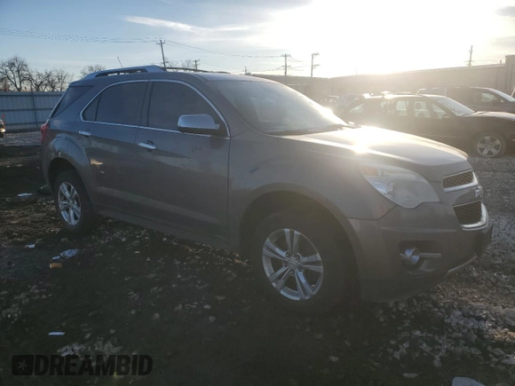 2012 Chevrolet Equinox LTZ with VIN 2GNFLGE57C6211455, listed as a Copart auction lot 46452445 with 145,350 mi miles and Salvage Title. Bid and sale history available at carsss.com. Image 4.