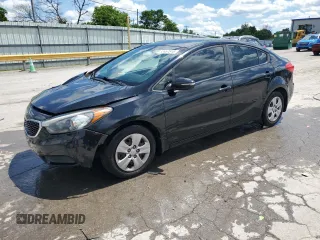 2016 Kia Forte LX z VIN KNAFX4A63G5592794, wystawiony jako Copart lot #55957815 z przebiegiem 91 737 mil mil oraz Szkoda całkowita • Salvage title. Historia ofert i sprzedaży dostępna na DreamBid. Obrazek 1.