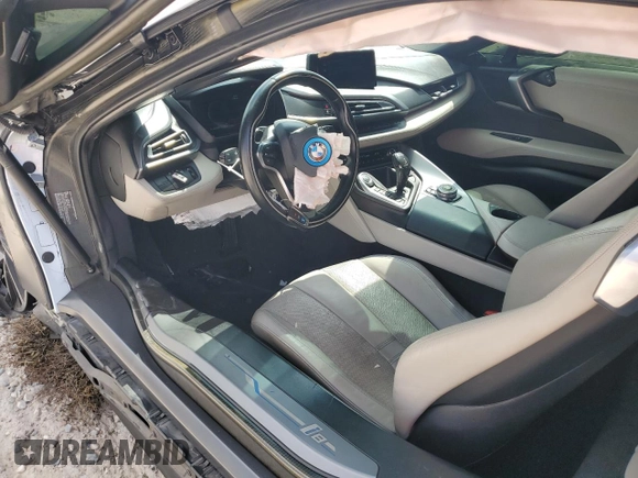 2015 BMW i8 with VIN WBY2Z2C56FV391487, listed as a Copart auction lot 72029534 with 89,048 mi miles and Salvage Title. Bid and sale history available at carsss.com. Image 8.