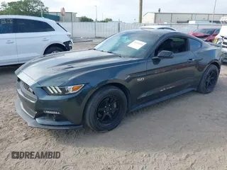 2016 Ford Mustang GT with VIN 1FA6P8CF1G5265677, listed as a IAAI auction lot 41931024 with 74,061 mi miles. Bid and sale history available at carsss.com. Image 2.
