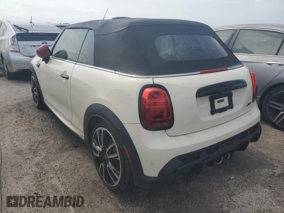 2022 MINI Convertible John Cooper Works with VIN WMW63DL05N3N53010, listed as a Copart auction lot 75087084 with 0 mi miles and Non Repairable. Bid and sale history available at carsss.com. Image 2.