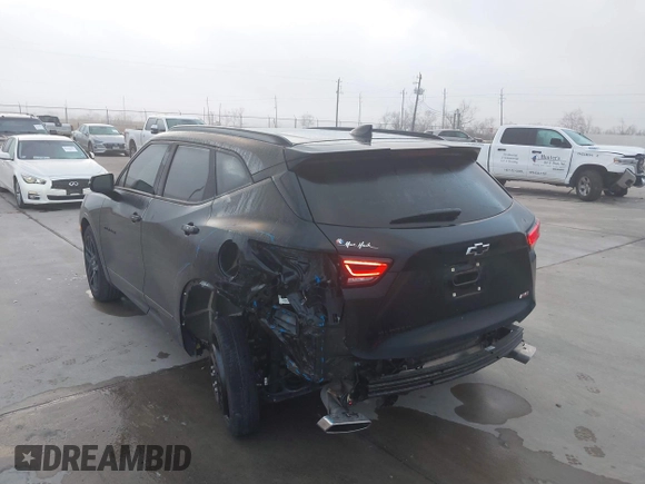 2024 Chevrolet Blazer RS с VIN 3GNKBERS6RS155475, выставлен на аукционе IAAI как лот 41529038 с пробегом 21 727 миль миль и . История ставок и продаж доступна на DreamBid. Изображение 6.